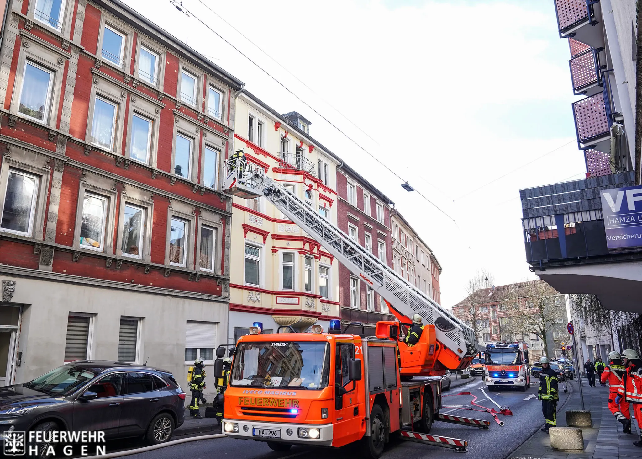 Hagen: Explosion in Mehrfamilienhaus