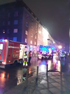 Küchenbrand in Do-Mitte